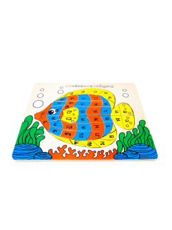 ภาพตัดต่อปลาพยัญชนะ อักษรไทย ก-ฮ ตัวต่อ,จิ๊กซอ, ของเล่นเสริมพัฒนาการเด็ก,ของเล่น,สื่อการสอน,พร้อมส่ง