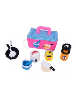 ชุดกระเป๋าเข้าครัวหนูน้อยนุ่มนิ่ม 9 ชิ้น,ของเล่นเสริมพัฒนาการ ,ของเล่นเสริมทักษะ,ของเล่นเด็ก, สื่อการสอนอนุบาล