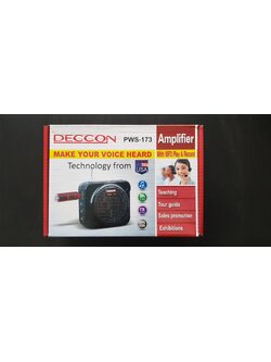 DECCON เครื่องเสียงพกพามีไมโครโฟนพร้อมใช้งาน คาดเอว รองรับการเปิดเพลง MP3 ผ่าน USB