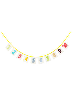 ธงราวสอนสนุก ชุด นับ 1-10 ของเล่นเสริมพัฒนาการ ,ของเล่นเสริมทักษะ,ของเล่นเด็ก, สื่อการสอนอนุบาล