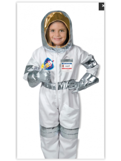 ชุดแฟนซีนักบินอวกาศ ส่งเสริมการรู้จักทำงาน รู้จักอาชีพ เรียนรู้สิ่งต่างๆรอบตัว Astronaut Role Play Costume Set Melissa&Doug, ของเล่นเสริมพัฒนาการ, ของเล่น