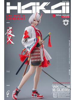 [พร้อมส่ง] i8toys x Gharliera 1/6 : The Girls of Armament I8-GLIE002 : Rirua OOKAMI (ขาว)