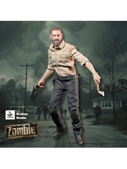 [พร้อมส่ง] Kraken Studio 1/12 : The zombie killer cloth action figure