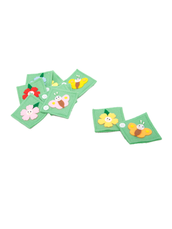 ชุดติดกระดุมจับคู่ผีเสื้อกับดอกไม้ ของเล่นเสริมพัฒนาการ ,ของเล่นเสริมทักษะ,ของเล่นเด็ก, สื่อการสอนอนุบาล