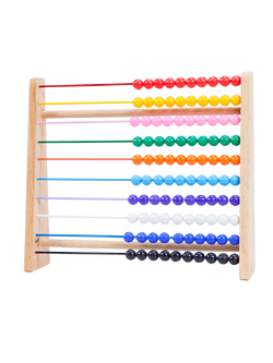 ลูกคิดราว 100 เม็ด (เม็ดเล็ก), ของเล่นไม้, ของเล่นเสริมพัฒนาการ, ของเล่นเด็กอนุบาล, สื่อการสอนเด็กอนุบาล