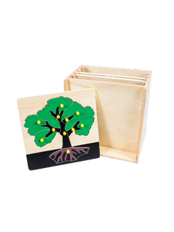 ตู้บาโทนี่พืช พร้อมกระดานต่อภาพ 5 แผ่น, ของเล่นไม้, ของเล่นเสริมพัฒนาการ, ของเล่นเด็กอนุบาล, สื่อการสอนเด็กอนุบาล,มอนเตสซอรี่ ,montessori, สื่อการสอนประถม