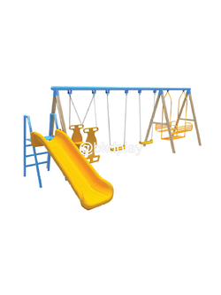 ชิงช้า+สไลเดอร์ เครื่องเล่นสนามเหล็ก ,ชิงช้า,สไลเดอร์, เครื่องเล่นสนามกลางแจ้ง ของเล่นเด็ก,เครื่องเล่นโรงเรียน,งานสั่งผลิต 10-20 วัน