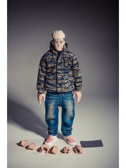 [พร้อมส่ง] trickyMan12 1/6 :-- easy to play (ครบเซต บอดี้ หัวชุด) - 202414a (เลื้อลายพราง)