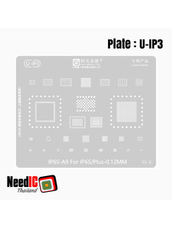 แผ่นเพลท : U-IP3 สำหรับ iPhone 6S/6SP-A9