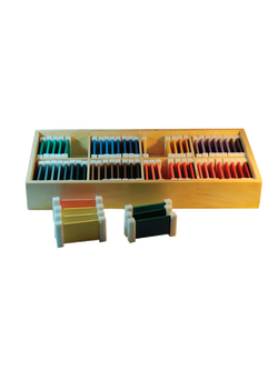 กล่องสี 63 แผ่น (No.3), ของเล่นไม้, ของเล่นเสริมพัฒนาการ, ของเล่นเด็กอนุบาล, สื่อการสอนเด็กอนุบาลมอนเตสซอรี่ ,montessori, สื่อการสอนประถม