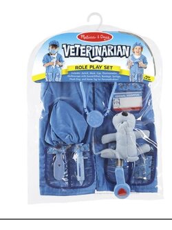 ชุดแฟนซีคุณหมอสัตวแพทย์ ส่งเสริมการรู้จักทำงาน รู้จักอาชีพ Veterinarian Role Play Costume Melissa&Doug, ของเล่นเสริมพัฒนาการ, ของเล่น
