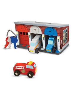 ชุดเล่นรถกู้ชีพ ส่งเสริมจินตนาการพร้อมการบังคับมือ Keys & Cars Lock & Roll Melissa&Doug, ของเล่นเสริมพัฒนาการ, ของเล่น