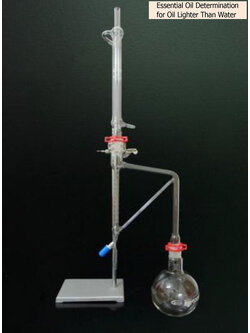 ชุดกลั่น Essential Oil Determination (สำหรับน้ำมันที่ เบากว่าน้ำ)