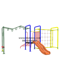 เครืองเล่นสนามเหล็ก ชุดหอสไลด์80+บาร์โหน +ปีนป่ายเชือก ,เครืองเล่นสนามกลางแจ้ง,สนามเด็กเล่น,หมูบ้าน,เทศบาล,สวนสาธารณะ