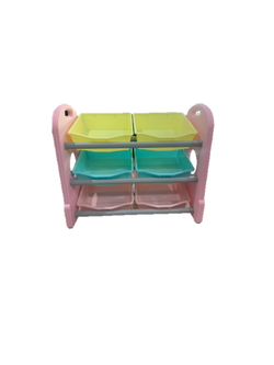 ชั้นวางของ 6 ช่อง ,ชั้นวางของสีหวาน,ชั้นวางแบบกระบะ,ชั้นวางของเล่น,ชั้นเก็กตุ๊กตา,เฟอร์นิเจอร์เด็ก,พร้อมส่ง