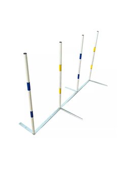 แท่งซิกแซกหรรษา เครื่องเล่นสนามสุนัข, ฝึกสุนัข ,อุปกรณ์เสริมน้องหมา dog playground