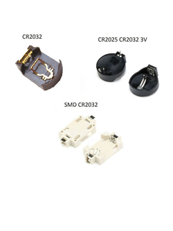 CR2032 battery holder CR2025/CR2032 universal battery holder 3V button battery holder