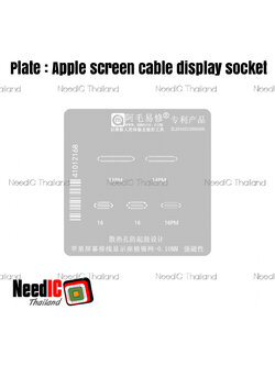 แผ่นเพลท : Apple Screen Cable Display Socket