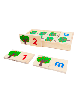 ของเล่น, ของเล่นเด็ก, จิ๊กซอว์, ตัวต่อ, จับคู่เลขไทย-อารบิค, ของเล่นไม้, ของเล่นเสริมพัฒนาการ, ของเล่นเด็กอนุบาล, สื่อการสอนเด็กอนุบาล