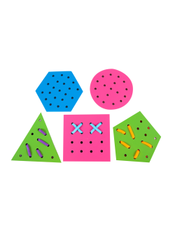 รูปทรงไม้ ร้อยเชือกรูปทรงเรขา , ร้อยเชือกไม้ ,ของเล่นเสริมพัฒนาการ, ของเล่นเด็กอนุบาล, สื่อการสอนเด็กอนุบาล วัสดุและสี ปลอดภัยต่อเด็ก มีมาตรฐาน มอก. ตามที่ สพฐ. กำหนด