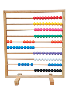 ลูกคิดยักษ์ 100 เม็ด (เม็ดใหญ่), ของเล่นไม้, ของเล่นเสริมพัฒนาการ, ของเล่นเด็กอนุบาล, สื่อการสอนเด็กอนุบาล