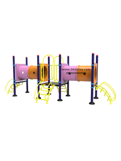 อุโมงค์พลาสติก เครื่องเล่นสนามเหล็ก เครื่องเล่นสนามกลางแจ้ง ของเล่น สั่งทำ 7-15 วัน