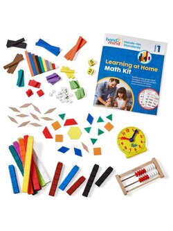ชุดอุปกรณ์คณิตศาสตร์ MATH TOOLKIT GR 1 ประกอบด้วยบล็อก 27 รูปแบบ ลูกบาศก์ตัวเลข 2 ลูก ลูกบาศก์ UniLink 100 ลูก -รางลูกคิด Bead Rekenrek 1 ชุด (มีลูกคิด 20 ลูก) นาฬิกาเฟืองเกียร์ 1 เรือน