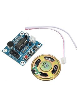 ISD1820 recording voice module voice module recording and playback module board with microphone to send 0.5W speakers