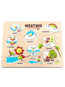 ภาพต้ดต่อลมฟ้าอากาศ , ของเล่นไม้, ของเล่นเสริมพัฒนาการ, ของเล่นเด็กอนุบาล, สื่อการสอนเด็กอนุบาล