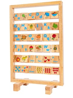 สอนอ่าน ภาพพลิก เอบี A-Z, ภาพพลิกภาษาอังกฤษ และภาพ ของเล่นเสริมพัฒนาการ ,ของเล่นเสริมทักษะ,ของเล่นเด็ก, สื่อการสอนอนุบาล, สินค้าพร้อมส่ง