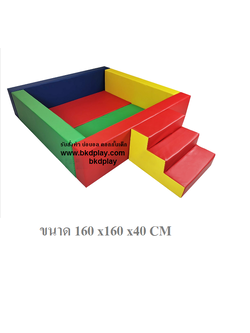 โปรโมชั่น แถมพื้นกันกระแทก บ่อบอลสไลเดอร์ พร้อมบันได บ่อบอลสี่เหลี่ยมนุ่มนิ่ม เบาะนุ่ม หนัง pvc คอกกั้นเด็ก รับทำบ้านบอลในห้าง