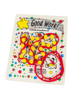 เกมร้อยเชือกปักหมุด เที่ยวจักรวาล, ของเล่นเสริมพัฒนาการ, ของเล่นเด็กอนุบาล, สื่อการสอนเด็กอนุบาล