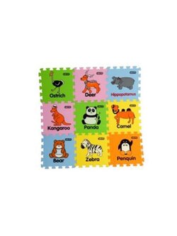 ชุดอีวีเอปูพื้นเสริมพัฒนาการลายสัตว์น่ารัก 10 แผ่น แผ่นโฟมปูพื้นกันกระแทก EVA , โฟมกันกระแทก, จิ๊กซอ ,แผ่นรองคลาน,โฟมปูพื้น,จิ๊กซอว์ปูพื้น, พร้อมส่ง ราคาโรงงาน