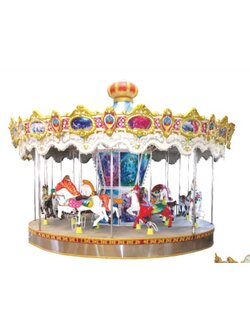 ม้าหมุนงานวัด ม้าหมุนในห้าง ขนาดใหญ่ มากกว่า10ที่นั่ง สั่งผลิตและนำเข้าจากต่างประเทศ เครื่องเล่นสนามกลางแจ้ง ในร่ม สำเนา