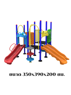 ชุดหอสไลด์ปีนป่ายอนุบาล-15, เครื่องเล่นสนามกลางแจ้ง , เครื่องเล่นสนามเหล็ก,สไลเดอร์, OutdoorPlayground, ราคาโรงงาน สินค้าสั่งผลิต 10-20 วัน