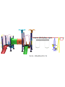 ชุดหอท่อคู่ชิงช้าผสมสไลด์ 70, เครื่องเล่นสนามกลางแจ้ง , เครื่องเล่นสนามแบบเหล็ก,ชิงช้า,สไลเดอร์, OutdoorPlayground, ราคาโรงงาน สินค้าสั่งผลิต 10-20 วัน