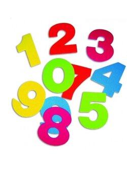 อีวีเอ ตัวเลข 0-9 รวม 10 ชิ้น สูง 17 ซม. ของเล่นเสริมพัฒนาการ, ของเล่นเด็กอนุบาล, สื่อการสอนเด็กอนุบาล พร้อมส่ง