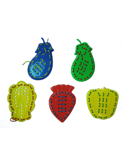 ชุดร้อยเชือกฝึกทักษะ (คละแบบ) , ของเล่นเสริมพัฒนาการ, ของเล่นเด็กอนุบาล, สื่อการสอนเด็กอนุบาล วัสดุและสี ปลอดภัยต่อเด็ก มีมาตรฐาน มอก. ตามที่ สพฐ. กำหนด