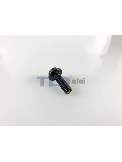 น็อตล็อคใบ น๊อตยึดใบตัด เลื่อยวงเดือน Maktec มาคเทค รุ่น MT580, MT582, MT583 - Makita มากีต้า รุ่น 5600์NB, 5800NB, M5801 และใช้ได้กับอีกหลายรุ่น ให้เทียบจากขนาด ความยาวเกลียว 17mm. หนา 6mm.