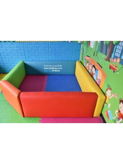 บ่อบอลห้าเหลี่ยม คอกกั้นเด็ก เบาะนุ่มนิ่ม,บ่อบอล,คอกกั้น, ห้องบอล เด็ก, คอกpvc เครื่องเล่นสนามในร่ม Kid Zone รับทำบ้านบอลในห้าง