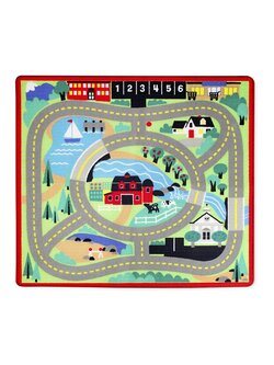 แผ่นพรมเล่นเมือง Melissa & Doug Round the Town Road Rug รุ่น 9400 องเล่นเสริมพัฒนาการเด็ก