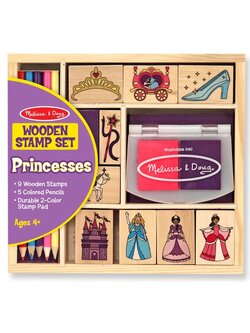 ชุดแสตมป์พร้อมหมึก รุ่นเจ้าหญิง เสริมสร้างจินตนาการ การเรียนรู้ Stamp Set Princess Melissa&Doug, ของเล่นเสริมพัฒนาการ, ของเล่น