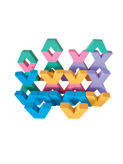 บล็อกสร้างสรรค์ตัววี30 ชิ้น , ของเล่นไม้,ของเล่น, ของเล่นเด็ก, จิ๊กซอว์, ตัวต่อ, ของเล่นเสริมพัฒนาการ, ของเล่นเด็กอนุบาล, สื่อการสอนเด็กอนุบาล