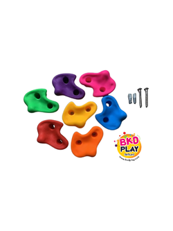 ก้อนหินปีนป่ายใหญ่ ราคาขายต่อ1ชิ้น พร้อมน็อตสกูร ที่จับ ที่ปีน อะไหล่ปีนป่าย อะไหล่เครื่องเล่นสนาม พร้อมส่ง