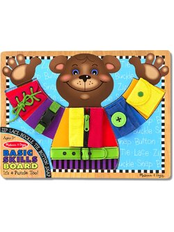 ชุดกระดานฝึกทักษะการแต่งตัว ,หมีฝึกแต่งตัว, ฝึกแต่งกาย,ฝึกกล้ามเนื้อมัดเล็ก , ของเล่นเสริมพัฒนาการ, ของเล่น