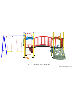 ชุดหอปีนป่าย +สไลด์80+ชิงช้า 2 ที่นั่ง เครื่องเล่นสนาม กลางแจ้ง เหล็ก, สไลเดอร์,ของเล่น สั่งผลิต 10-20 วัน