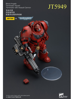 [พร้อมส่ง] Joytoy 1/18 -- Blood Angels Terminator Squad --- JT5949 : Terminator with Assault Cannon