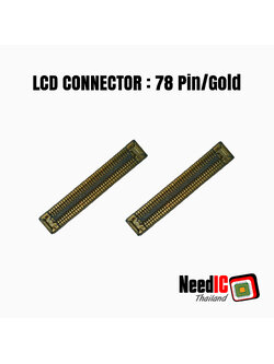 LCD Connector : 78 Pin/สีทอง สำหรับ Samsung A325/A326/A02/A52/A73/A536