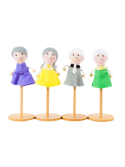 แม่เหล็กหุ่นนิ้ว ปู่ ย่า ตา ยาย ราคายังไม่รวมที่ตั้งหุ่น ของเล่นเสริมพัฒนาการ ,ของเล่นเสริมทักษะ,ของเล่นเด็ก, สื่อการสอนอนุบาล