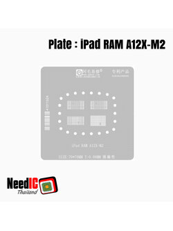 แผ่นเพลท : iPad RAM A12X-M2